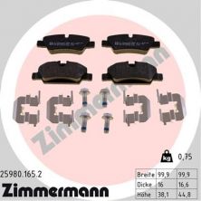 Zimmermann 25980.165.2 - Brzdové platničky -