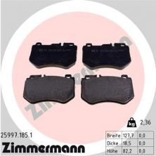 Zimmermann 25997.185.1 - Brzdové platničky -