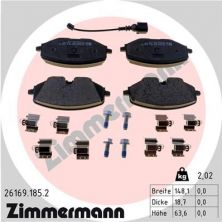 Zimmermann 26169.185.2 - Brzdové platničky -