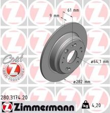 Zimmermann 280.3174.20 - Brzdový kotúč -