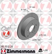 Zimmermann 285.3512.20 - Brzdový kotúč -