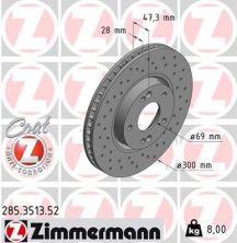 Zimmermann 285.3513.52 - Brzdový kotúč -