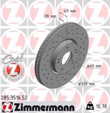 Zimmermann 285.3516.52 - Brzdový kotúč -