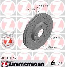 Zimmermann 285.3518.52 - Brzdový kotúč -