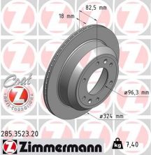Zimmermann 285.3523.20 - Brzdový kotúč -