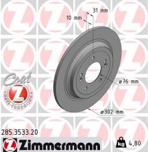 Zimmermann 285.3533.20 - Brzdový kotúč -