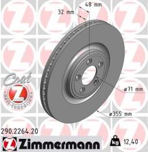 Zimmermann 290.2264.20 - Brzdový kotúč -