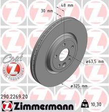 Zimmermann 290.2269.20 - Brzdový kotúč -