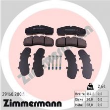 Zimmermann 29160.200.1 - Brzdové platničky -