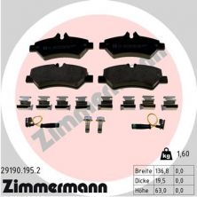 Zimmermann 29190.195.2 - Brzdové platničky -
