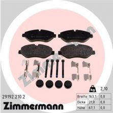 Zimmermann 29192.210.2 - Brzdové platničky -