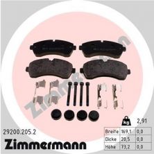Zimmermann 29200.205.2 - Brzdové platničky -