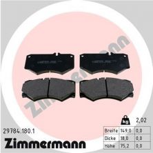 Zimmermann 29784.180.1 - Brzdové platničky -