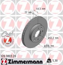 Zimmermann 320.3803.20 - Brzdový kotúč -