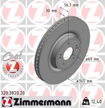 Zimmermann 320.3820.20 - Brzdový kotúč -