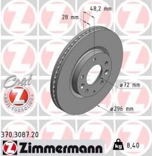 Zimmermann 370.3087.20 - Brzdový kotúč -