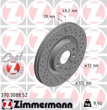 Zimmermann 370.3088.52 - Brzdový kotúč -