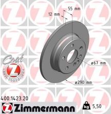 Zimmermann 400.1423.20 - Brzdový kotúč -