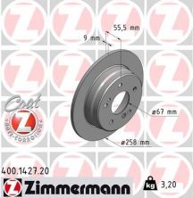 Zimmermann 400.1427.20 - Brzdový kotúč -