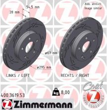 Zimmermann 400.3619.53 - Brzdový kotúč -