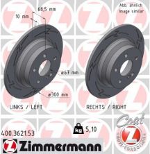 Zimmermann 400.3621.53 - Brzdový kotúč -