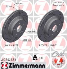 Zimmermann 400.3622.53 - Brzdový kotúč -