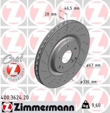 Zimmermann 400.3624.20 - Brzdový kotúč -