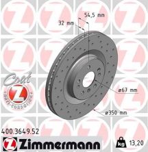 Zimmermann 400.3649.52 - Brzdový kotúč -