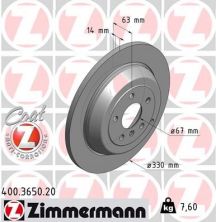 Zimmermann 400.3650.20 - Brzdový kotúč -