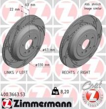 Zimmermann 400.3663.53 - Brzdový kotúč -