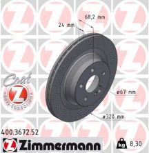 Zimmermann 400.3672.52 - Brzdový kotúč -