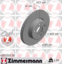 Zimmermann 400.5507.30 - Brzdový kotúč -