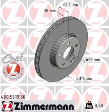 Zimmermann 400.5519.30 - Brzdový kotúč -