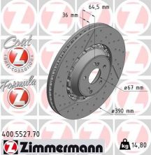 Zimmermann 400.5527.70 - Brzdový kotúč -