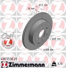 Zimmermann 400.5536.20 - Brzdový kotúč -