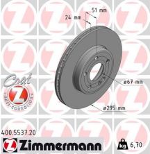 Zimmermann 400.5537.20 - Brzdový kotúč -