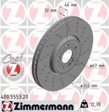 Zimmermann 400.5553.20 - Brzdový kotúč -