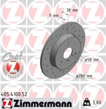 Zimmermann 405.4100.52 - Brzdový kotúč -
