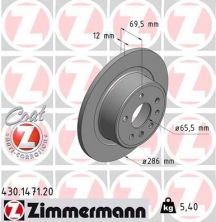 Zimmermann 430.1471.20 - Brzdový kotúč -