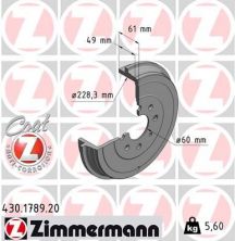 Zimmermann 430.1789.20 - Brzdový bubon -