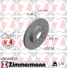 Zimmermann 430.2609.20 - Brzdový kotúč -