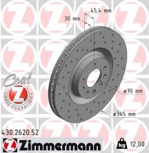 Zimmermann 430.2620.52 - Brzdový kotúč -