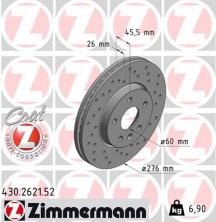 Zimmermann 430.2621.52 - Brzdový kotúč -