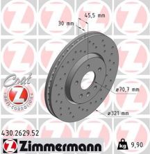 Zimmermann 430.2629.52 - Brzdový kotúč -