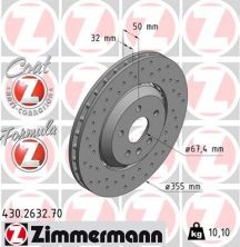 Zimmermann 430.2632.70 - Brzdový kotúč -
