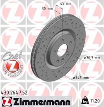 Zimmermann 430.2647.52 - Brzdový kotúč -