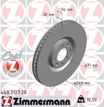 Zimmermann 440.3127.20 - Brzdový kotúč -