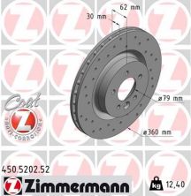Zimmermann 450.5202.52 - Brzdový kotúč -