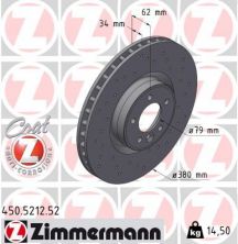 Zimmermann 450.5212.52 - Brzdový kotúč -