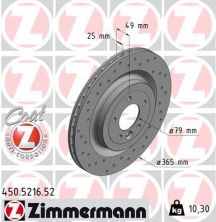 Zimmermann 450.5216.52 - Brzdový kotúč -